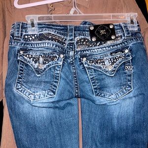 Miss Me Signature rise boot cut jeans